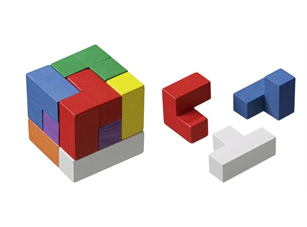 Tetris Puzzle Cube - 7 brikker